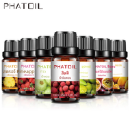 Phatoil น้ำมันหอมระเหย10มล. สำหรับทำสบู่เทียนทำดิฟฟิวเซอร์น้ำมัน Essential ผลไม้มะม่วงสตรอเบอร์รี่มะ