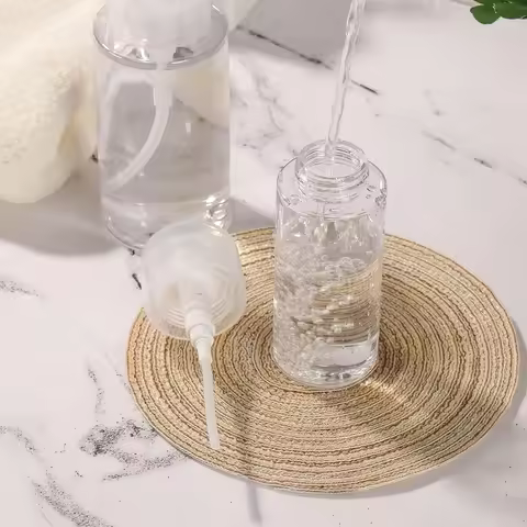 120ml Empty Refillable Dispenser Bottles - for Makeup Remover, Alcohol, Nail Polish Remover, Toner &