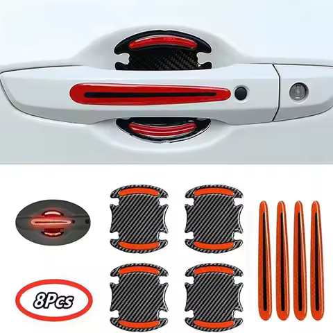 Car Door Handle Reflective Sticker Protection Sticker Door Handle Paint Surface Anti-scratch Reflect
