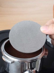 1入組51/54/58mm咖啡渣篩,可重複使用的不鏽鋼咖啡濾網,咖啡師專用工具,適用於底部無底端的濃縮咖啡機