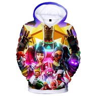 Fortnite Fortnite color printing hooded sports sweaters for male and female students in autumn and winter