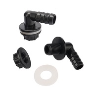 ✽✆ 3/8 Thread to 14mm 90 Degree Elbow Drainage Connector Aquarium Fish Tank Drain Coupling Adapters Irrigation Water Pipe Joints