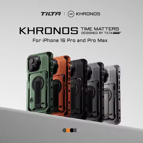TILTA Khronos Cage Kit for iPhone 16 Pro/Pro Max Kit iPhone with Magnetic Card Case