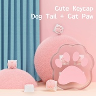 【Fan Benefits/ In Stock】Cute Keycaps, 4 Keys Keyboard Keycaps PBT and Rubber Materials, Pink Anime K