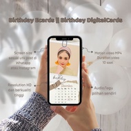 Birthday E Card || Birthday Wishes Digital Card ||Minimalist Birthday Card Digital