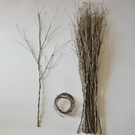 Artificial dry branches and vines, faux dried flowers, plant arrangements, decorative tree branches 