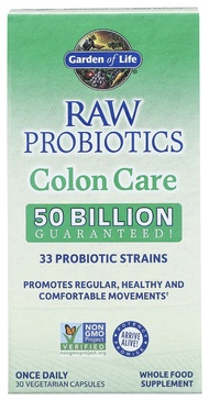 GARDEN OF LIFE Raw Colon Care Probiotics, 30 CT