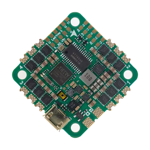 NeutronRC AT32F435 mini AIO, 32 Bit AM32 ESC,Board Flight Controller with 25.5*25.5mm Mounting