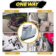 Product Terkece Oneway Sarung Cover Motor Silver Fazzio Penutup