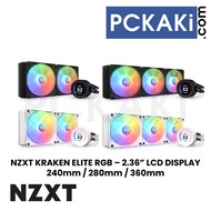 [NEW] NZXT KRAKEN ELITE RGB - 240mm 280mm 360mm BLACK / WHITE AIO CPU LIQUID COOLER W CUSTOMISABLE LCD DISPLAY Z53 / Z73