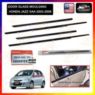 🔥Honda Jazz SAA Door Glass Moulding Lining Rubber Outer Glass Window Getah Cermin Pintu