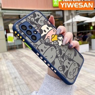 YIWESAN A53ปลอกสำหรับ Samsung 5G A33 5G A73 5G A13 A23 M53 5G M23 5G M33 5G A13 5G เคส A04s การ์ตูนน