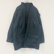 Eddie Bauer 全拉鍊連帽夾克，深綠色，XL 碼，古著