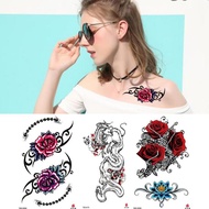Small Flower Arm Tattoo Sticker Waterproof Tattoo Sticker Rose Totem Temporary Tattoo Sticker