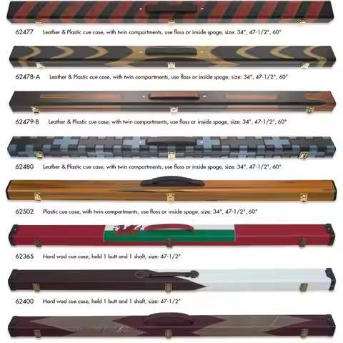 Cueelf Professional Hard Wood Cue Case ,snooker Cue Bag