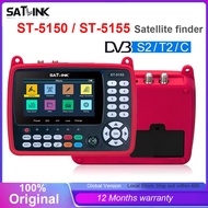 SATLINK ST-5150 ST-5155 4.3" LCD HD Digital Satfinder DVB-T2 DVB-S2 DVB-C Satellite Finder 2600mA Ba