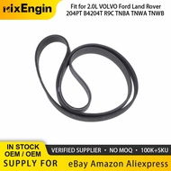 V-Ribbed Belt GATES Fit 2.0L 204PT B4204T R9C TNBA TNWA TNWB For VOLVO V60 XC60 V70 Ford Land Rover 