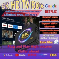 【Ship within two hours】 Android14  8K HD Smart TV Box China HongKong Taiwan Live  Unlock Full Channe