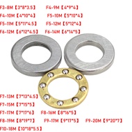 1PC Axial Shaft Thrust Ball Bearing With Flat Seat F3-8M F4-9M F4-10M F5-10M F5-11M F5-12M F6-12M F6
