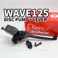 HONDA WAVE125 DISC PUMP + LEVER (FRONT) MASTER PUMP ASSY BRAKE LEVER ASSY HANDLE BREAK W125 WAVE 125