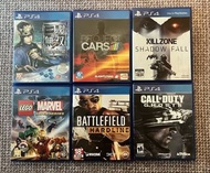 PS4 遊戲:, Killzone, Battlefield, Project Cars, Dynasty Warriors