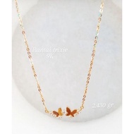 Fancy hollo Necklace + Toy Gold Butterfly 420 / 9K