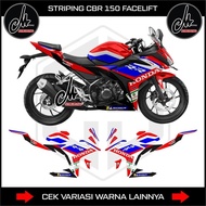 Honda Cbr 150r Facelift Livery Hrc 2025 Striping Sticker - Cbr150r K45g K45n Facelift Decal Sticker