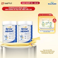 Combo 2 Sữa Bột Nuvi Grow Height + phát triển chiều cao Lon 800g