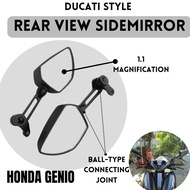 Motorcycle Side Mirror for HONDA GENIO| Ducati Style Rear Side Mirror