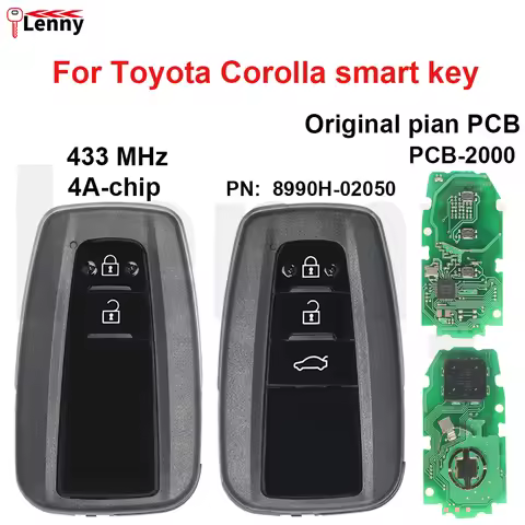 Lenny For Toyota Corolla 2019 2020 2021 car smart key original plan PCB PN: 8990H-02050/02040 B2U2K2