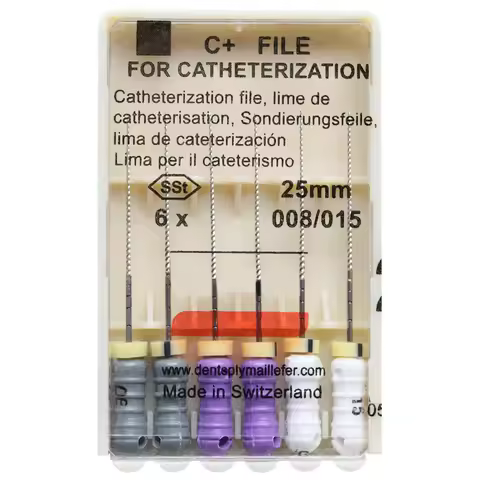 6pcs/Pack 21/25/31mm Dental C+ FILE For Catheterization Endo Root Canal Files SSt Hand Use Endodonti
