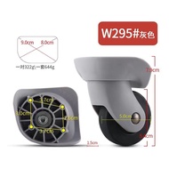 Quiet Luggage Replacement Wheels 2901/C18  Spinner Suitcase Wheels-W295