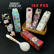 100pcs - Doorgift Senduk Sup Senduk Nasi (SelfPack) | Goodies Kawin Aqiqah