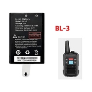 For Baofeng UV-3R Walkie Talkie BL-3 Lithium Battery R5 U3 C50 BL-3 BF-T7 Linglong Lightweight Versi