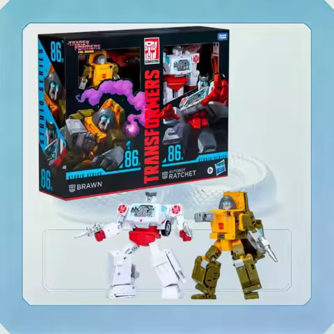 Transformers Toys Studio Series Deluxe The Transformers: The Movie 86-27 Brawn & 86-28 Autobot Ratch