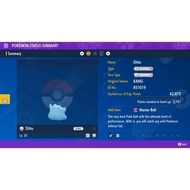 Pokemon Scarlet & Violet - 6IV Shiny Ditto