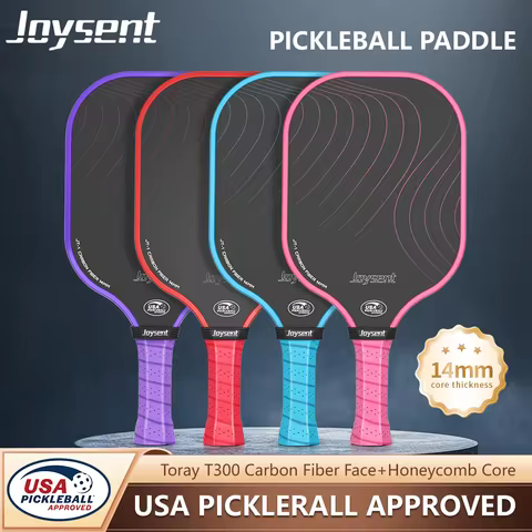 Joysent Pickleball Paddle USAPA T300 Carbon Fiber Pickleball Racket PP Honeycomb 14mm Pickle Ball Pa