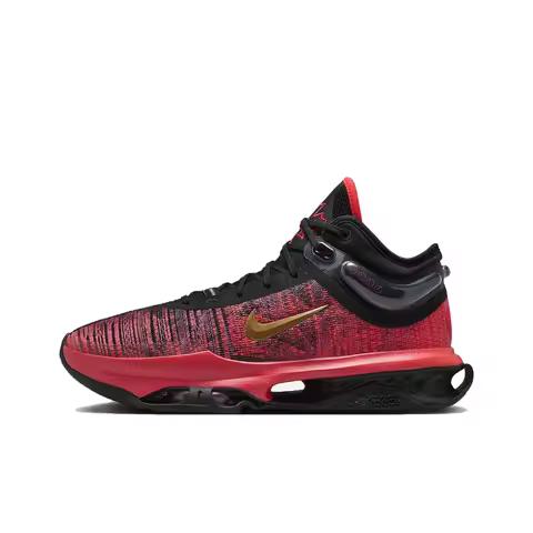 Nike Air Zoom G.T. Jump 2 Basketball Shoes Men's Mid Top Red Black HJ6626-900