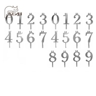 Reusable Number Birthday Candle Holder Set,Stainless Birthday Cake Candle Holders Set,Cake Topper De