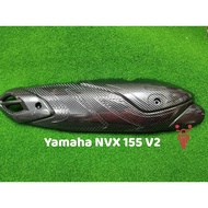 Yamaha NVX 155 V2 Exhaust Muffler Cover Carbon NVX155 V2 NVX 2021