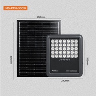 MODI ไฟสปอตไลท์โซล่าเซลล์ 100W200W300W400W แสงขาว  รีโมทคอนโทรล Monocrystalline Solar Light สปอตไลท์