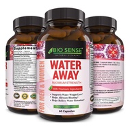 Natural Diuretic Water Away Pills Vitamin B6 Potassium & Dandelion Root Extract Water Retention Anti