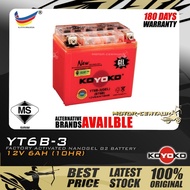 BATERI MOTOSIKAL KOYOKO G2 NANOGEL BATTERY YT6B-3 / YTZ6V FOR HONDA CBR150,RS150,RS150R,RSX,RS-X SIR