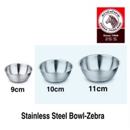 Zebra Bowl Hi-Cr Stainless Steel Bowl SUS-304 Kobokan Bowl