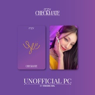 ITZY YEJI UNOFFICIAL PHOTOCARD | FANMADE PC