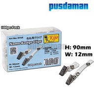 KIJO Name Badge Clips - 8768 (100pcs/box)