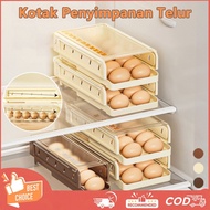 2-Tier Egg Storage Box Organizer Egg Storage Box Refrigerator Egg Storage Container