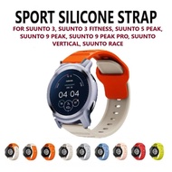 Sport Silicone Strap Band For Suunto 3 / 3 Fitness Suunto 9 Peak / Pro, Suunto 5 Peak, Suunto Vertical Race