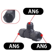 1 Pieces Aluminum Flare Tee Fitting AN6 AN8 AN10 AN12 Female Male Tee On Side Thread Water Gas Oil F
