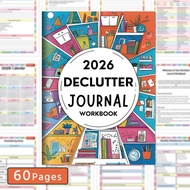 60 Pages 2026 Declutter Journal Workbook Household Chores Diary Cleaning Clutter Planning Notebook P